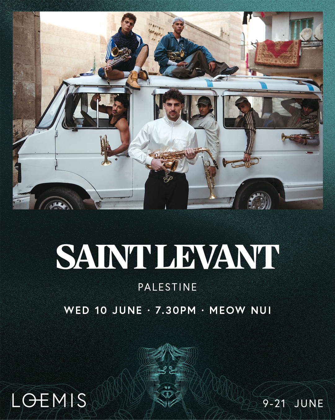Saint Levant tour poster — 2027